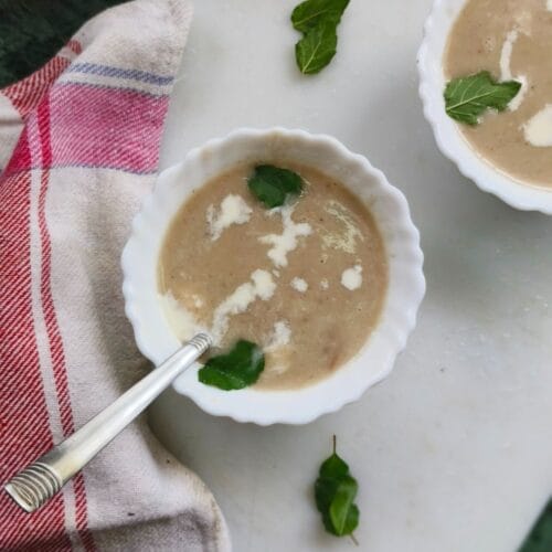 potato mushroom soup