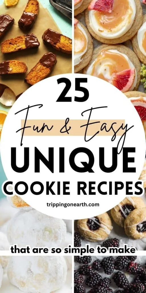 Fun and easy unique cookie recipes pin