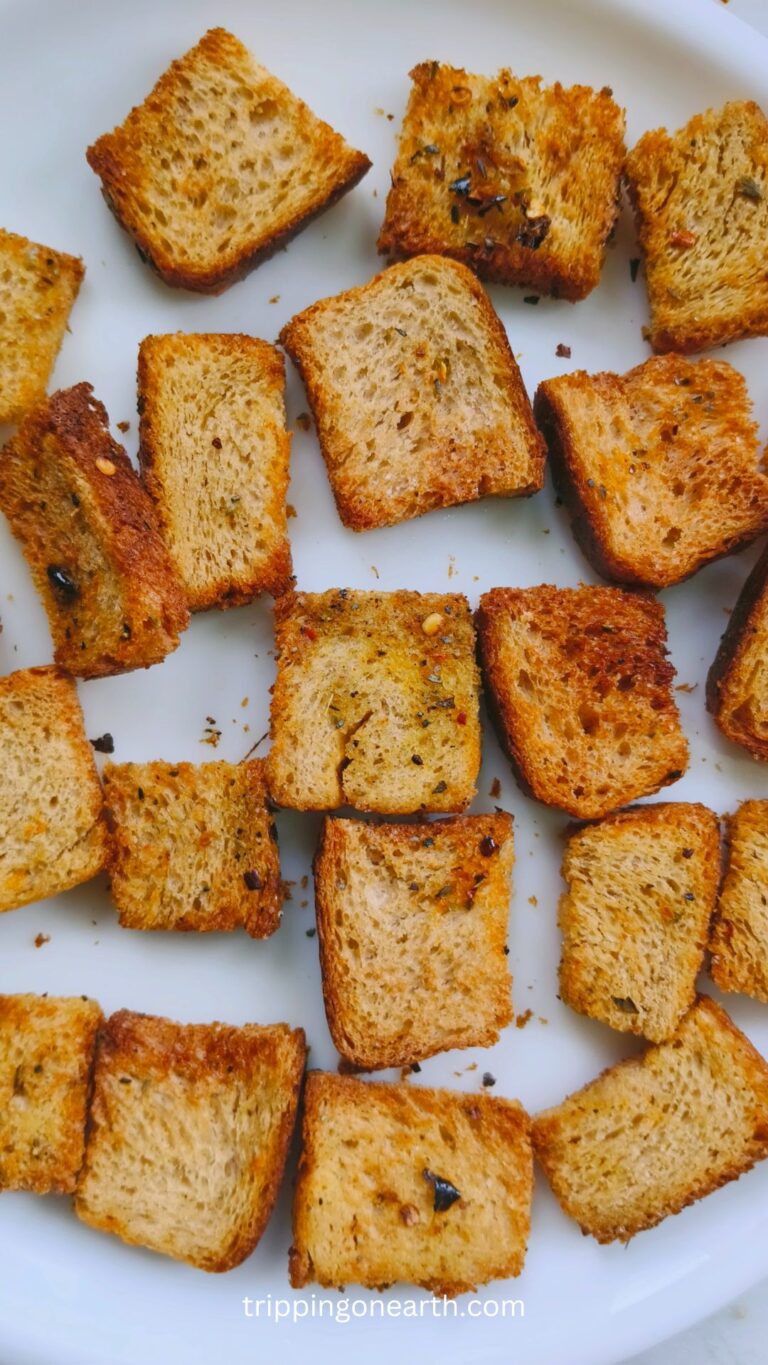 Air fryer croutons