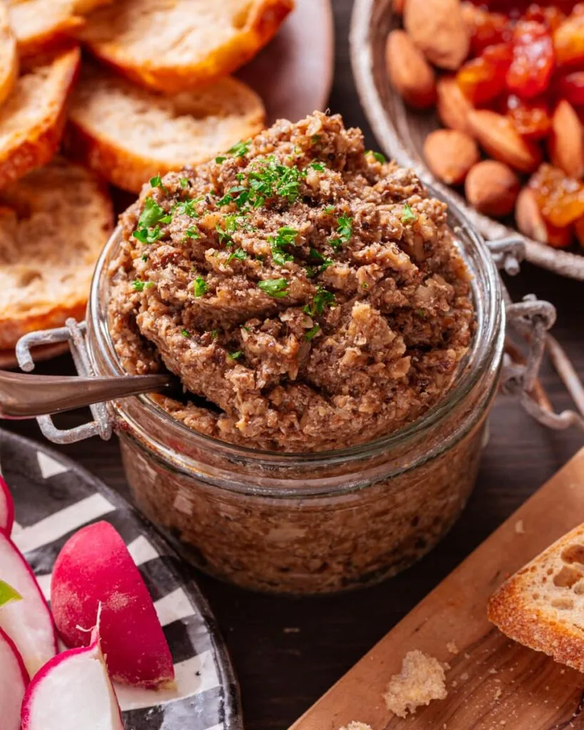 Vegan Mushroom Pâté With Roasted Garlic