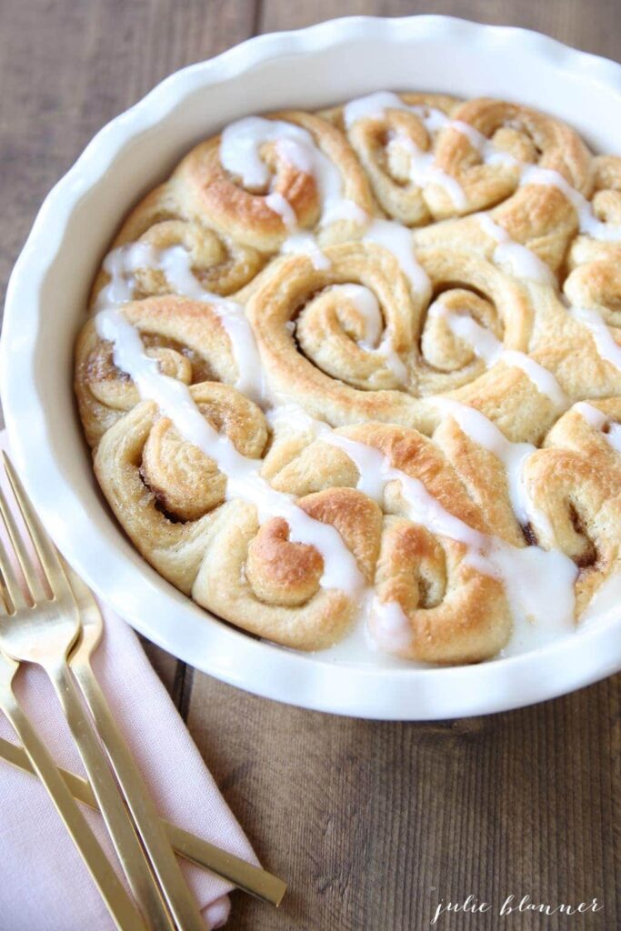 Heart-Shaped Cinnamon Rolls