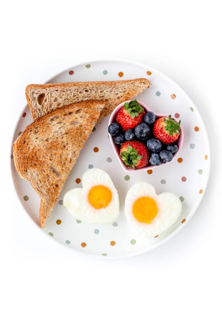 Heart-Shaped Eggs