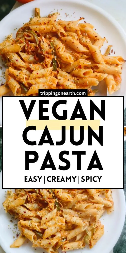 Vegan Cajun Pasta pin