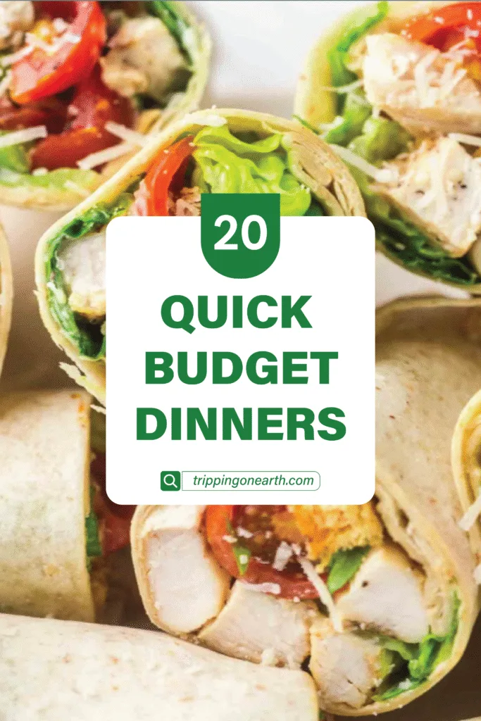 Quick dinner ideas pin